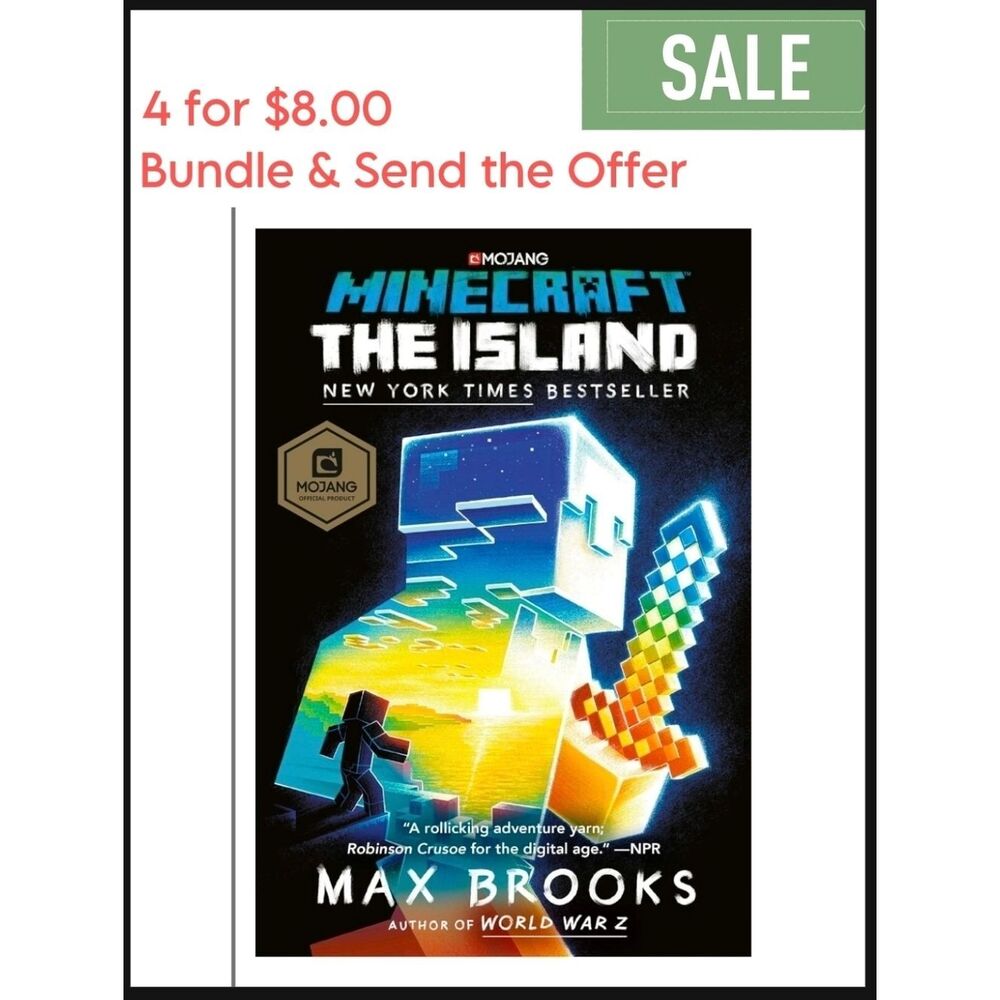 Minecraft: The Island Book by Max Brooks